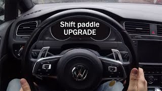 The CLEANEST shift paddles for your MK7 Golf for LESS than €20 [upl. by Khano638]