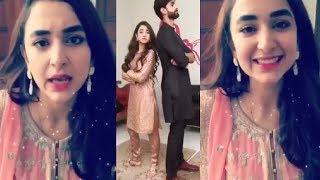 Yumna Zaidis Funny Dance Video With Saad Qureshi [upl. by Aznofla]