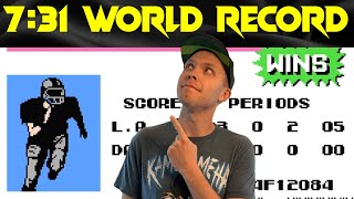 TECMO BOWL 7 31 WORLD RECORD [upl. by Alisander548]