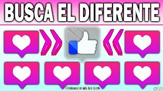 ¿ENCUENTRA La RED SOCIAL DIFERENTE Pasatiempos 🔎 10 Juegos 👀 TEST De AGILIDAD VISUAL [upl. by Ilrak]