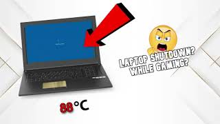 FixedLaptop Shutdown while Gaming  laptop over heating [upl. by Stedt467]