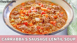 How to Make Carrabbas Sausage Lentil Soup [upl. by Sumerlin]