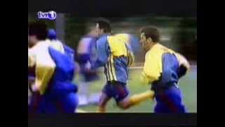 Imnul Naționalei de Fotbal a României la CM din Franța 1998 [upl. by Sucitivel]