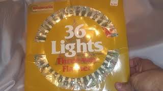 Vintage Woolworths Christmas Lights 70s to 80s [upl. by Besse109]