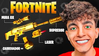 JOGANDO COM AS ARMA MAIS ROUBADAS DO FORTNITE [upl. by Hnil]