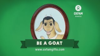 Aziz Ansari  Be A Goat With Oxfam Gifts [upl. by Akirdnwahs787]