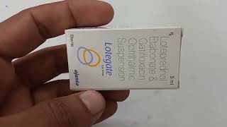 Lotegate Eye drops  Loteprednol Etabonate amp Gatifloxacin Ophthalmic Suspension Uses  Lotegate eye [upl. by Aiselad]