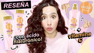 SEDAL con ÁCIDO HIALURÓNICO y VITAMINA C para el Cabello ¿Vale la pena ✨ [upl. by Monty564]