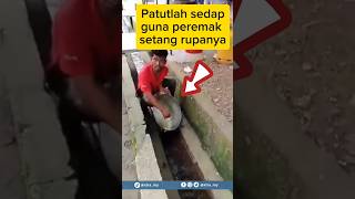 Cuci kuali guna air longkang trending viral malaysia shorts newsheadlines viralmemes [upl. by Tu452]