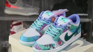 Nike SB Dunk Low Futura Laboratories Bleached Aqua [upl. by Strep226]