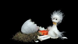 Albertchen  frisch geschlüpft Ostern Küken HÄKELN CROCHET EASTER [upl. by Blatman163]