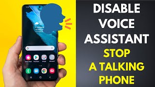 How to disable voice assistant in Android phone stop a talking phone disable TalkBack [upl. by Yoccm122]