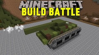 Minecraft  Grym Stridsvagn  Team Build Battle Minigame på Svenska [upl. by Ettegdirb]