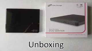 HitachiLG GP60 External DVD Drive Unboxing [upl. by Oraneg]