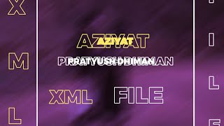 AZIYAT  Pratyush Dhiman  Alight motion edit  Lyrics video [upl. by Mintz848]