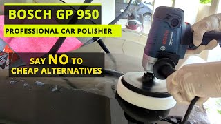 Car Polisher  Bosch 950 Polisher Unboxing and Review  Professional Car Polishing Machine [upl. by Thurston]