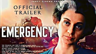 EMERGENCY Official trailer Release date  Kangana Ranaut  Anupam kher  Emergency trailer [upl. by Fabi602]