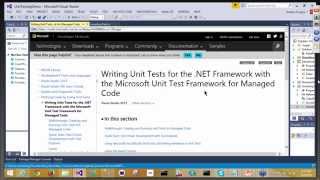 Test Driven Development with Visual Studio and MS Test [upl. by Oates720]