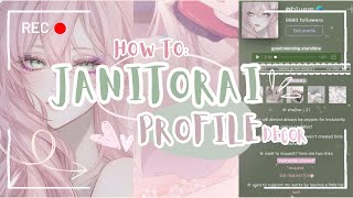 how to customize your profile page in janitorai [upl. by Ger]