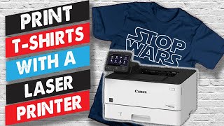 How To Print T shirts With A Laser Printer [upl. by Dewain]