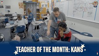 Tim Kans  2024 CoServ Teacher of the Month [upl. by Fiester]