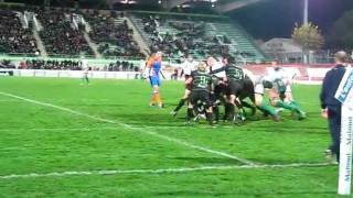 USM MONTAUBAN  SAINT ETIENNE BAGARRE FIGHT 2 [upl. by Alioz]