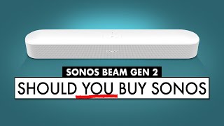 Is SONOS Worth the Money SONOS SOUNDBAR Review Sonos Beam Gen 2 Review [upl. by Esiocnarf]