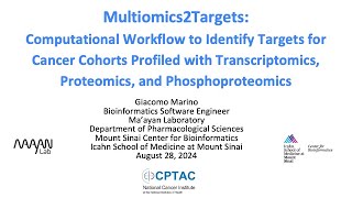 Multiomics2Targets Workflow to Identify Targets for Cancer Cohorts [upl. by Rayford274]