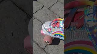 Patines 4 ruedas con luces de amazon patines patinadora youtubeshorts lascositasdeyaniki [upl. by Attwood494]