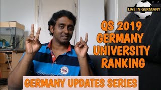 QS Germany University Ranking 2019 Germany Updates Series  Germanyupdates GermanyTips [upl. by Erait]