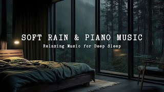 8 Hours Relaxing Sleep Music with Rain Sounds on the Windows  Healing Music Stress Relief Calming [upl. by Dhruv]