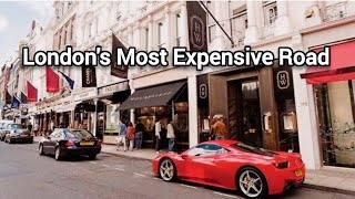 Most Expensive Road in London  Mayfair Bond Street  London Walk 2024 genesiswalkingtours [upl. by Rolyak]