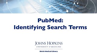 PubMed Identifying Search Terms [upl. by Latsyrhk]