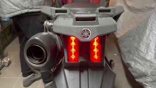 Exan exhaust installation  Yamaha XT660Z Tenere [upl. by Gabriela]