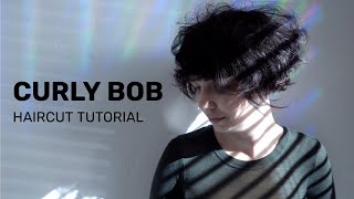 Curly Bob Haircut for Beginners StepbyStep Tutorial [upl. by Ireland]