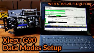 Xiegu G90 Digital Modes Setup [upl. by Rexferd]