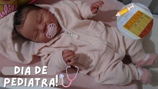 ROTINA DIA DE PEDIATRA COM A BEBÊ REBORN AMÉLIA [upl. by Retxed]