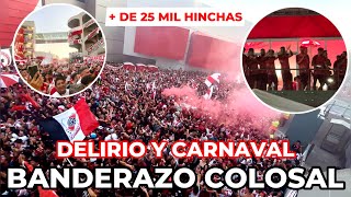 Banderazo COLOSAL de RIVER en la previa vs Mineiro  Copa Libertadores 2024 [upl. by Kristoforo950]