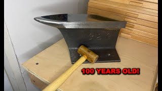 Making a Jewelers Anvil from 100 yr Old Train Track [upl. by Donelson787]