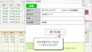 FXでの注文の仕方 [upl. by Hayikat]
