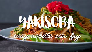 BEST Yakisoba Noodles Recipe 焼きそば [upl. by Karoline671]