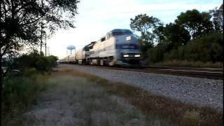 Amtrak 518 at Deerfield IL [upl. by Eynahpets]