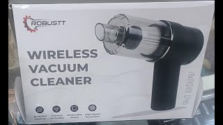 Unboxing Robustt Wireless Car Vacuum Cleaner [upl. by Rimma384]