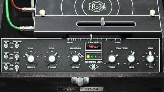 EP34 Tape Echo plugin for UAD2 [upl. by Aciamaj]