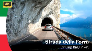 Across Italy in 4K Strada della Forra Tremosine up and down [upl. by Lleinnad259]