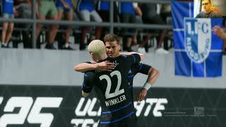 1 FC Magdeburg  Hertha My reactions and comments gameplay EA Sports FC 25 [upl. by Narik457]