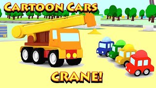 CRANE  Cartoon Cars  Cartoons for Kids [upl. by Annoiek]