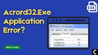 How To Fix Acrord32Exe Application Error Best Fix 2022 [upl. by Lianne]