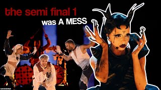 The Semi Final 1 was A MESS  Eurovision 2024 Crack [upl. by Enairda712]