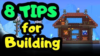 8 TIPS to Improve YOUR BUILDS in Terraria 14 [upl. by Akira]